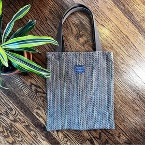 Vintage FARIBAULT Woolen Mill Co. Wool Bag Multicolor Thread Shoulder Purse